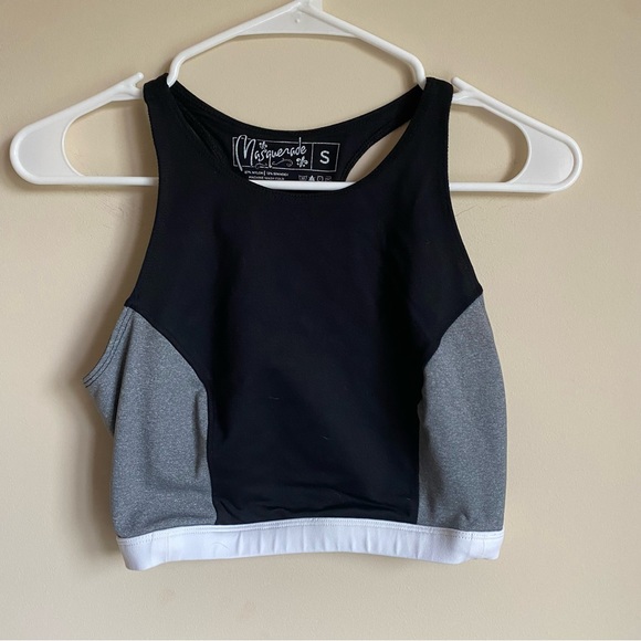 Masquerade Cropped Dance Top - Picture 1 of 3